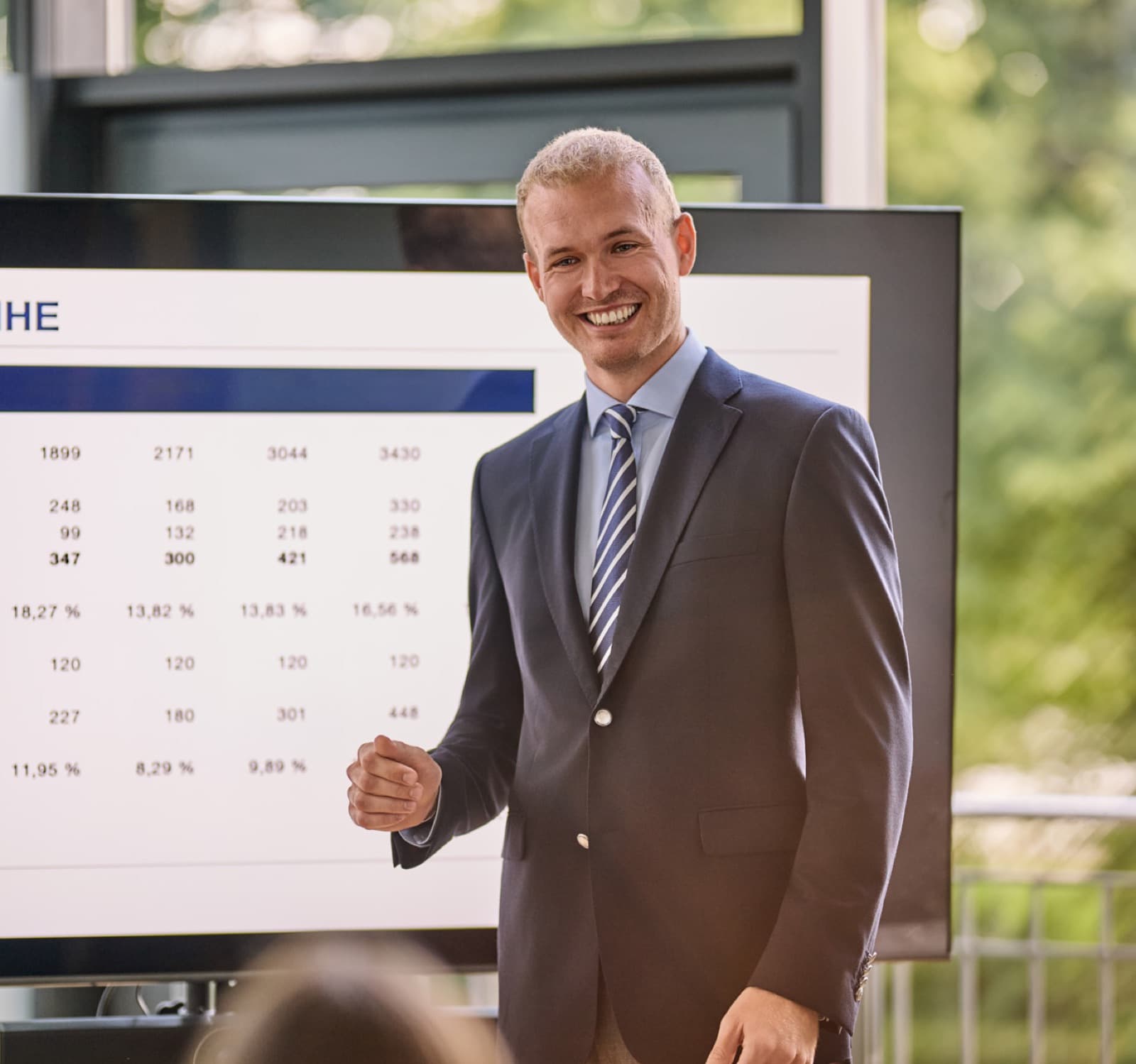 Lars Harten bei einer Präsentation